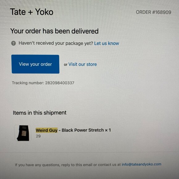 Naked & Famous - Weird Guy - Black Power Stretch - 29x29 - Picture 3 of 4